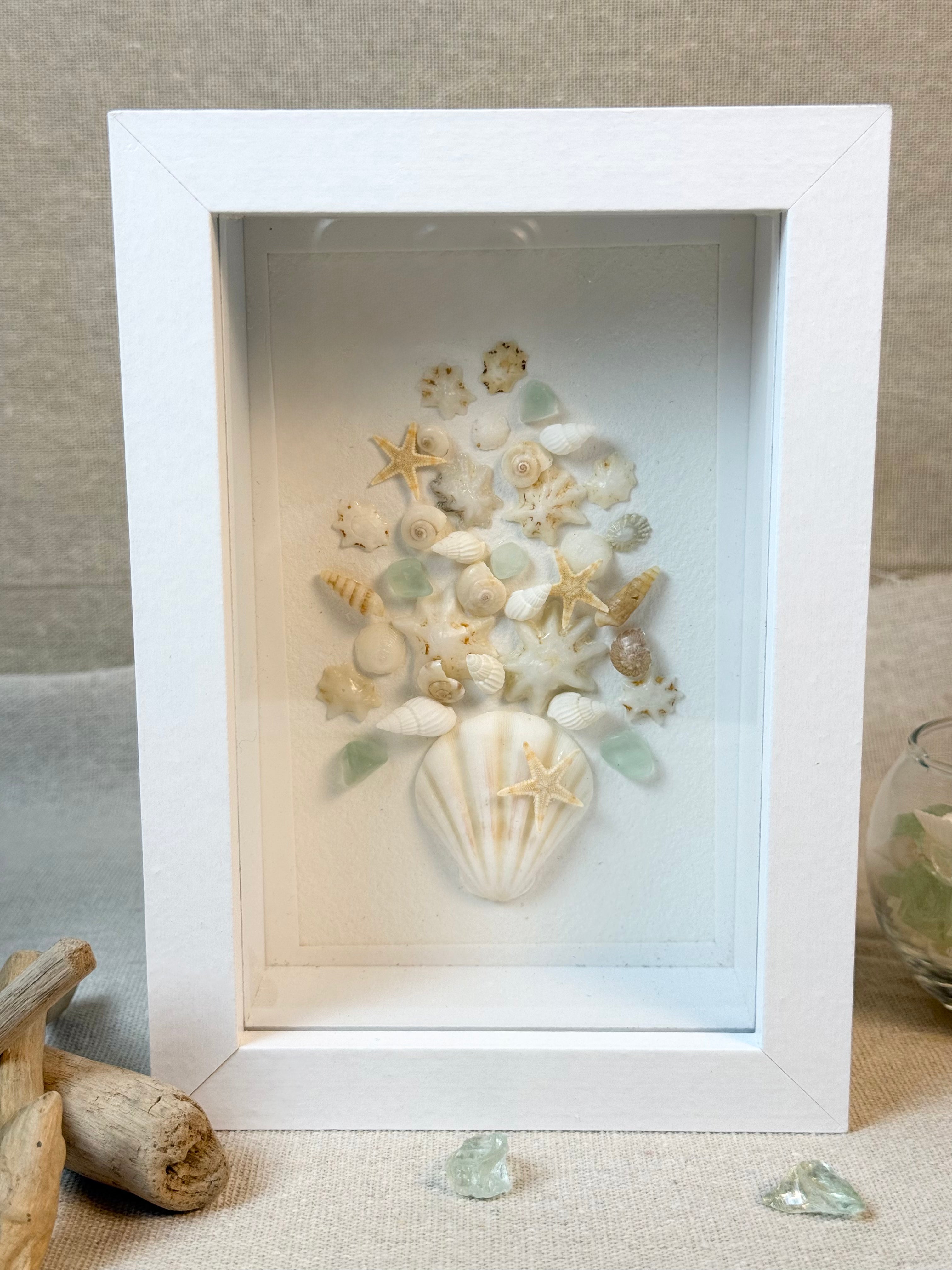 Ocean Treasure Shell Art Fram