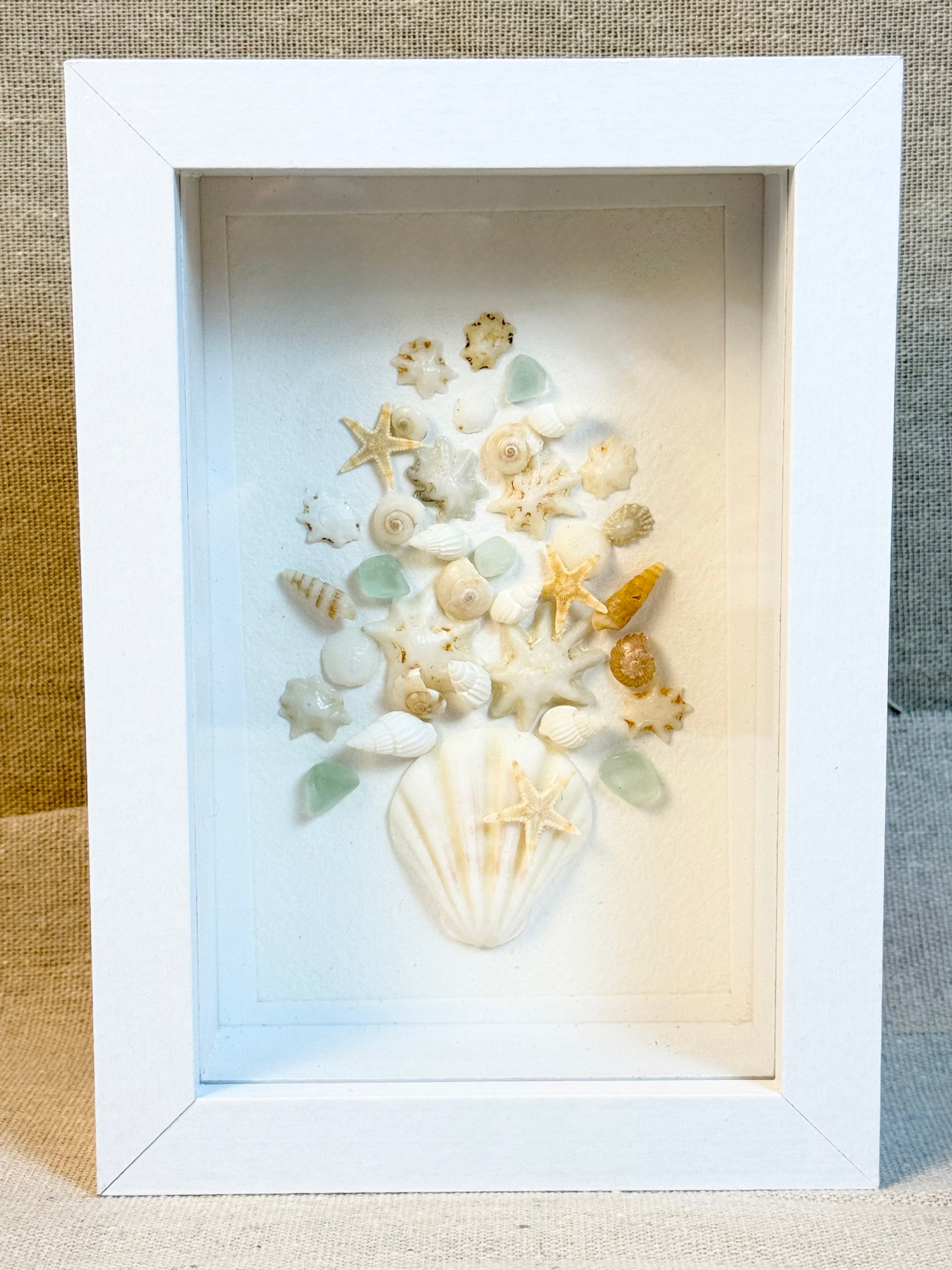 Ocean Treasure Shell Art Fram