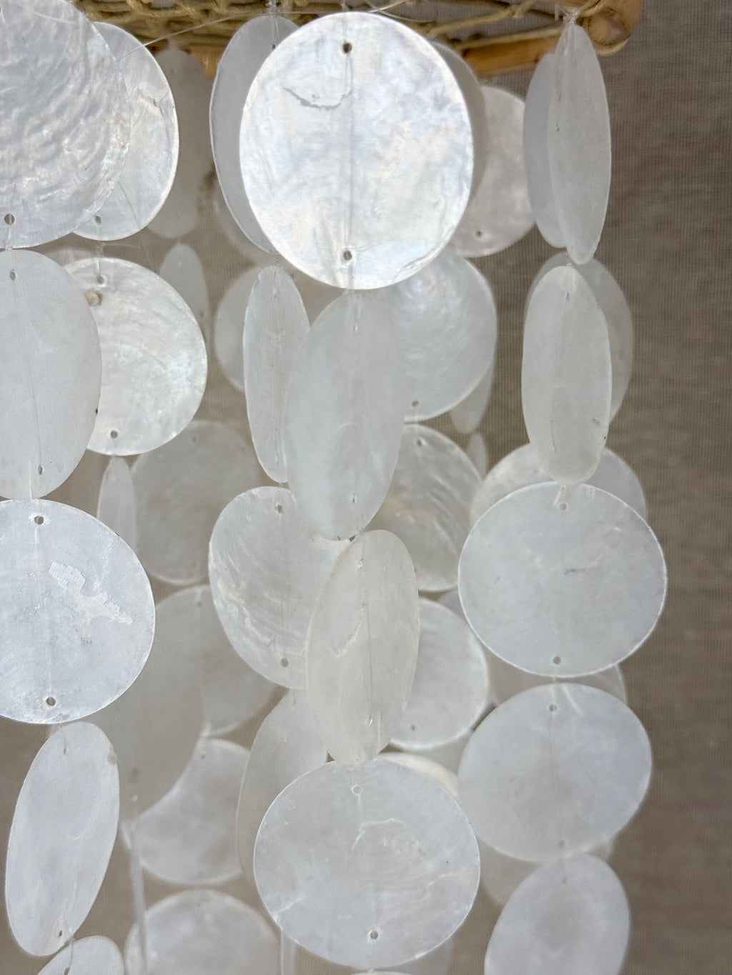 Natural Capiz Shell Dreamcatcher