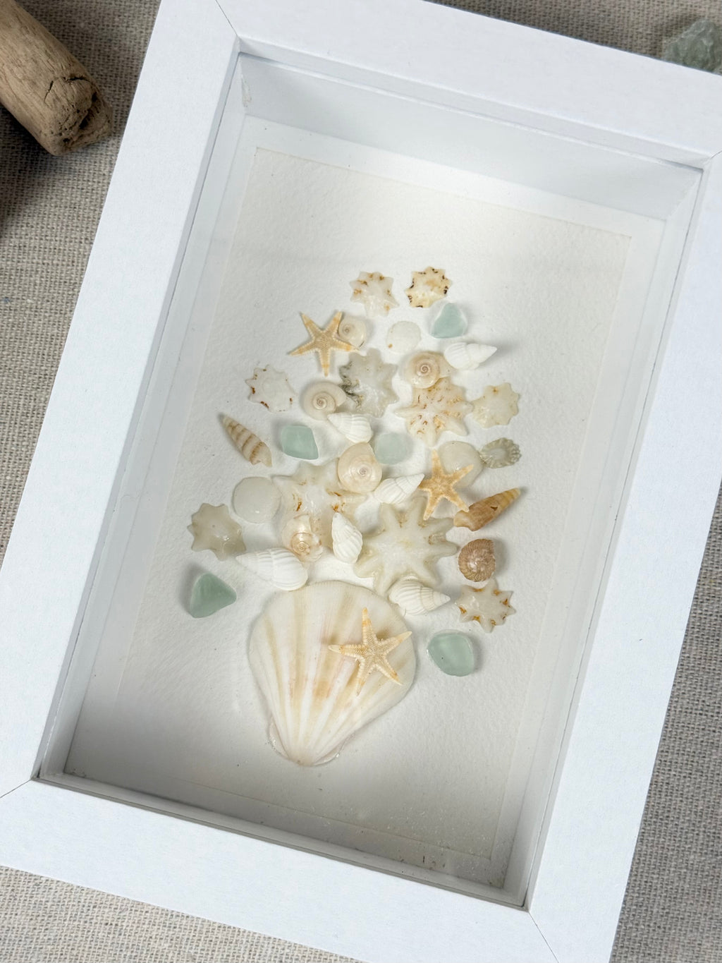 Ocean Treasure Shell Art Fram