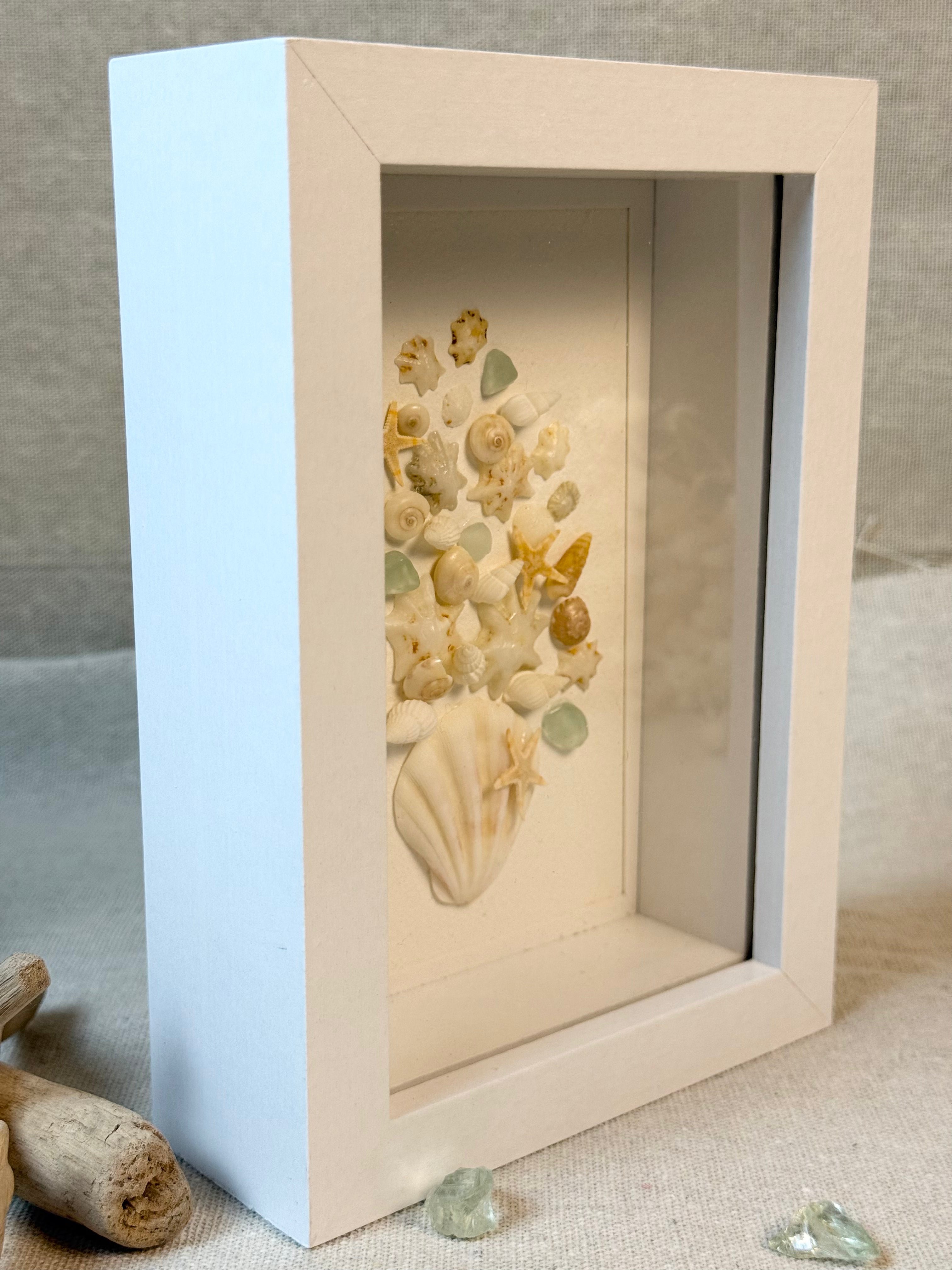 Ocean Treasure Shell Art Fram