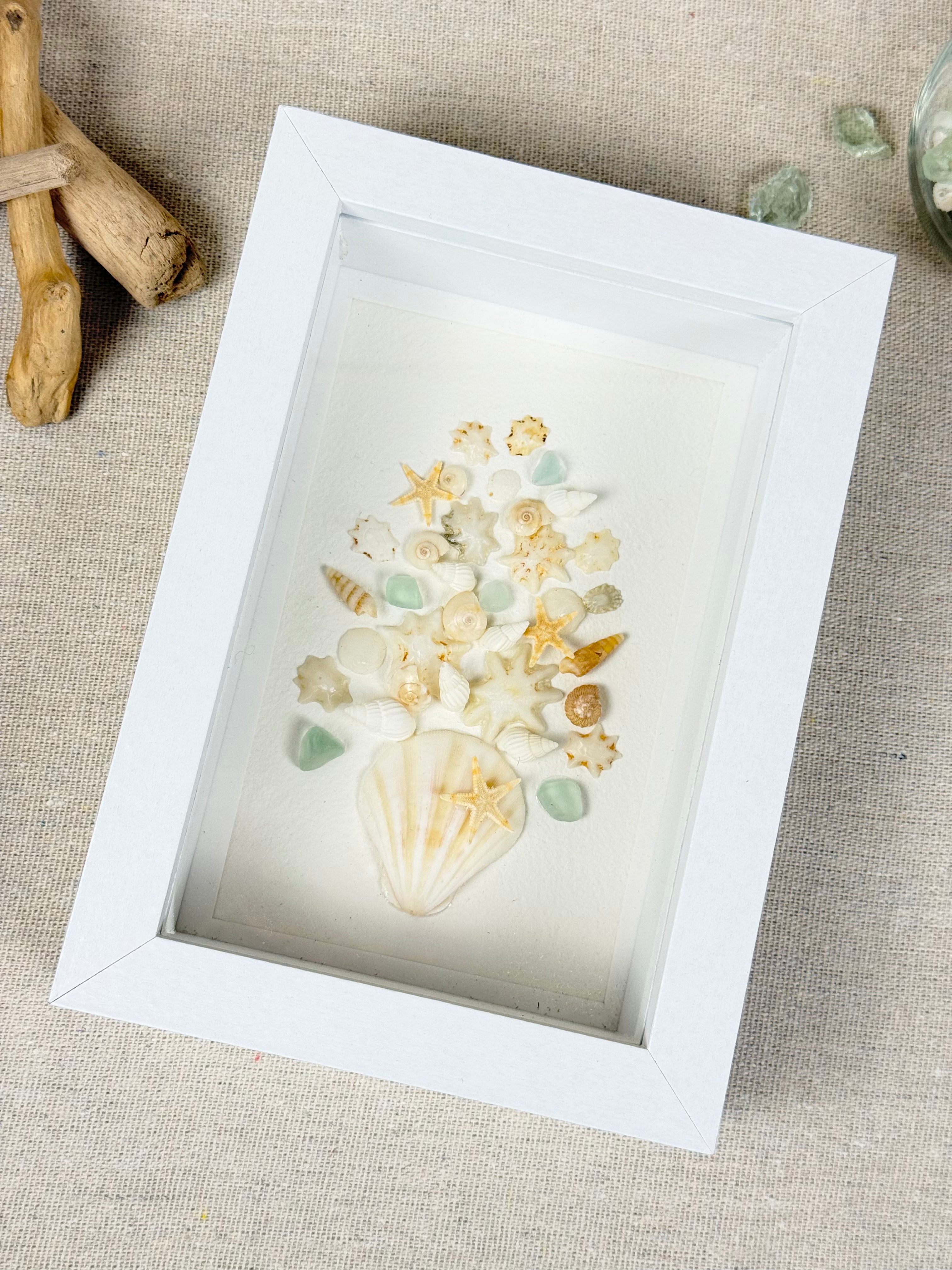 Ocean Treasure Shell Art Fram